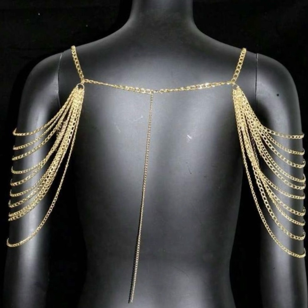 Gold Chain Shoulder Jewelry